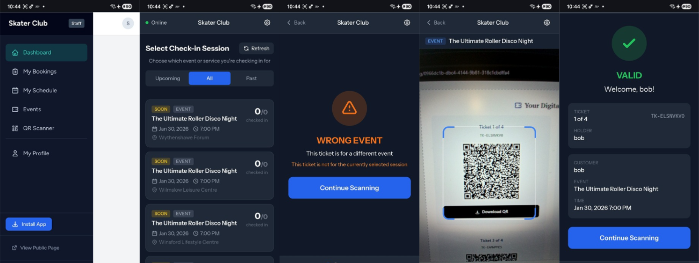 Offline QR Entry